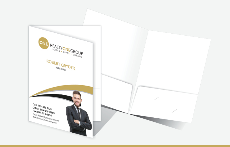 Realty One Group Real Estate Econo Presentation Folders - Econo Presentation Folders | BestPrintBuy.com