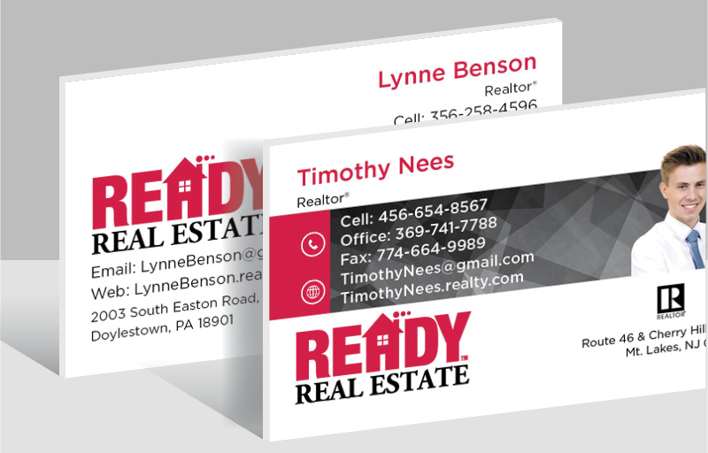 Ready Real Estate Real Estate Ultra Thick Business Cards - Thick Stock & Matte Finish Business Cards for Realtors | BestPrintBuy.com