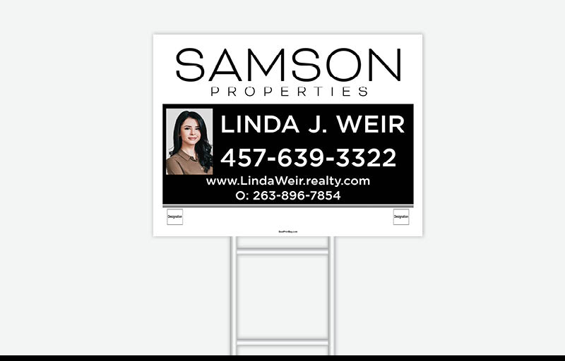 Samson Properties Real Estate Signs - SP Approved Vendor Signs for Realtors | BestPrintBuy.com