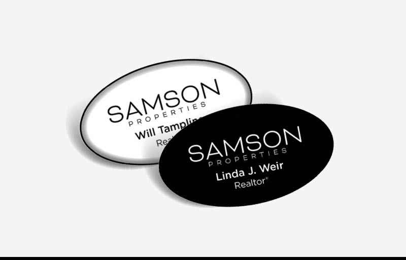 Samson Properties Real Estate Spot UV (Gloss) Raised Business Cards -  Luxury Raised Printing & Suede Stock Business Cards for Realtors | BestPrintBuy.com