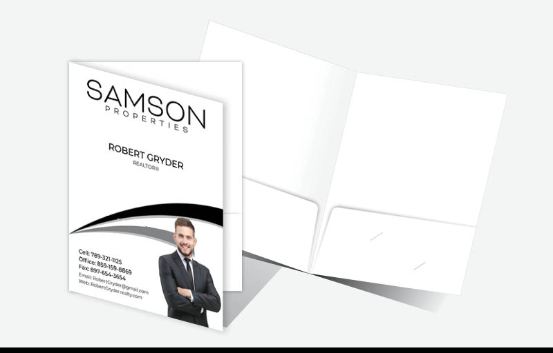 Samson Properties Real Estate Econo Presentation Folders - Econo Presentation Folders | BestPrintBuy.com