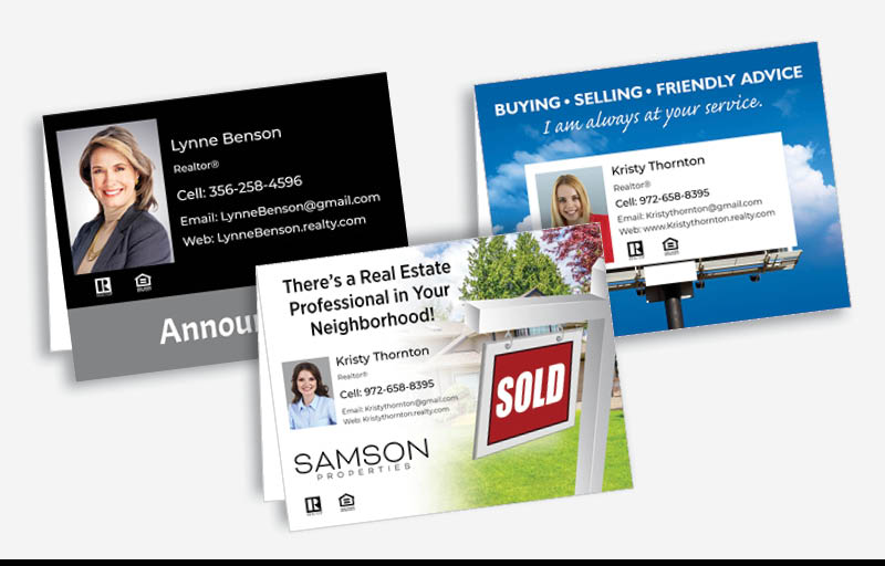 Samson Properties Real Estate Postcard Mailing -  direct mail postcard templates and mailing services | BestPrintBuy.com