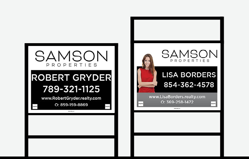 Samson Properties Real Estate Signs - SP Approved Vendor Signs for Realtors | BestPrintBuy.com