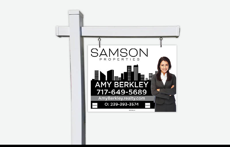 Samson Properties Real Estate Signs - SP Approved Vendor Signs for Realtors | BestPrintBuy.com