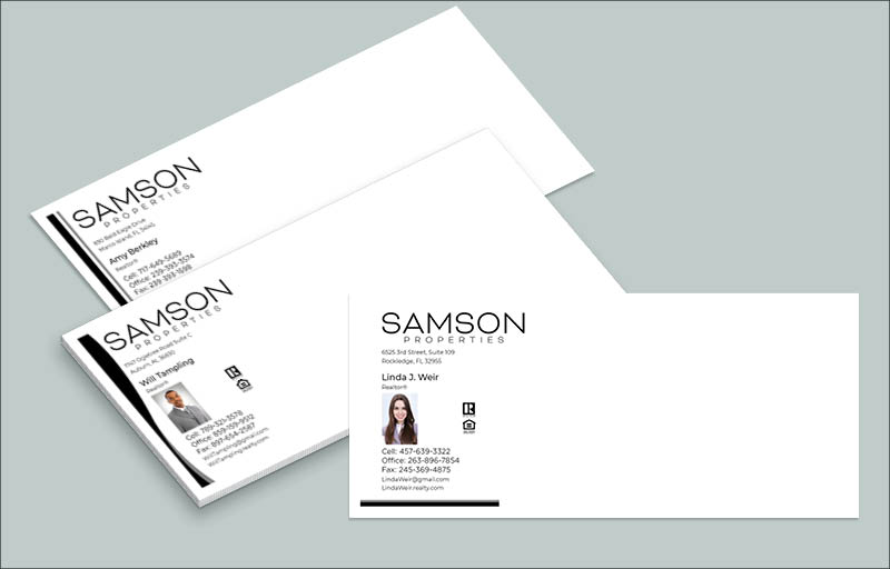 Samson Properties Real Estate #10 Envelopes - Custom #10 Envelopes Stationery for Realtors | BestPrintBuy.com