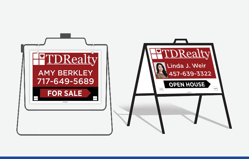 TDRealty Real Estate Signs - TDR Approved Vendor Signs for Realtors | BestPrintBuy.com