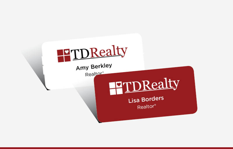 TDRealty Real Estate Ultra Thick Business Cards -  Thick Stock & Matte Finish Business Cards for Realtors | BestPrintBuy.com