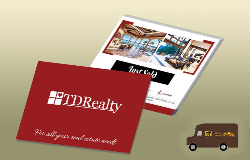 TDRealty Real Estate EDDM Postcards - personalized Every Door Direct Mail Postcards | BestPrintBuy.com