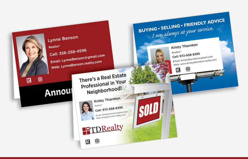 TDRealty Real Estate Postcard Mailing -  direct mail postcard templates and mailing services | BestPrintBuy.com