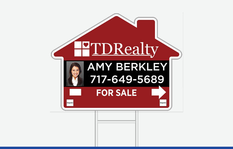 TDRealty Real Estate Signs - TDR Approved Vendor Signs for Realtors | BestPrintBuy.com