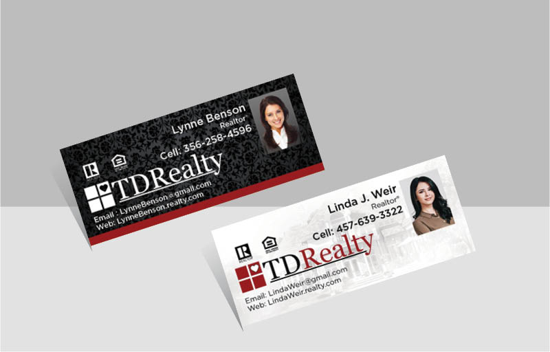 TDRealty Real Estate Mini Business Cards - Unique Business Cards on 16 Pt Stock for Realtors | BestPrintBuy.com