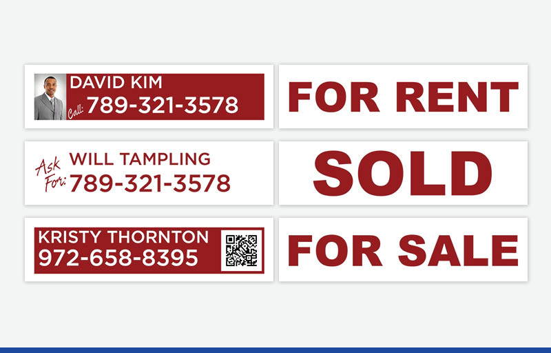 TDRealty Real Estate Signs - TDR Approved Vendor Signs for Realtors | BestPrintBuy.com