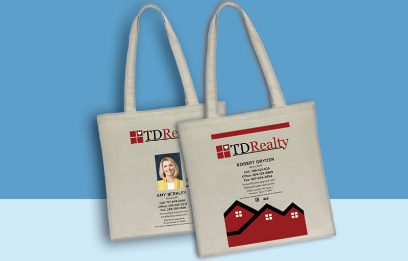 TDRealty Real Estate Tote Bags -promotional products | BestPrintBuy.com