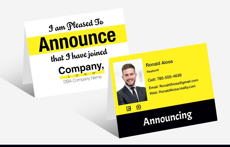 Weichert Real Estate Folded Note Cards - Weichert announcing note card stationery | BestPrintBuy.com