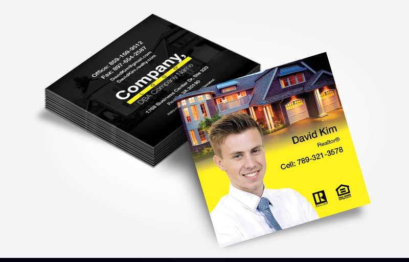 Weichert Real Estate Matching Two-Sided Square Business Cards - Weichert  - Modern, Unique Business Cards for Realtors | BestPrintBuy.com