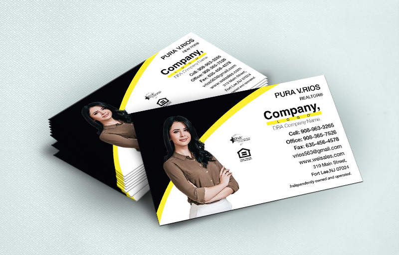 Weichert Real Estate Ultra Thick Business Cards With Silhouette Photo - Weichert  - Luxury, Thick Stock Business Cards with a Matte Finish for Realtors | BestPrintBuy.com