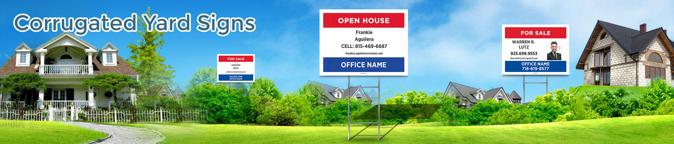 re-max-real-estate-signs