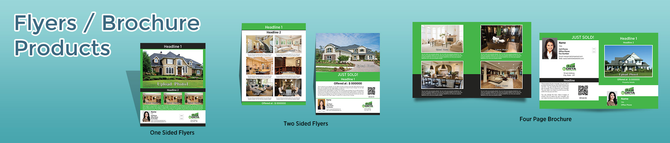  Real Estate Flyers and Brochures - flyer and brochure templates for open houses and marketing | BestPrintBuy.com