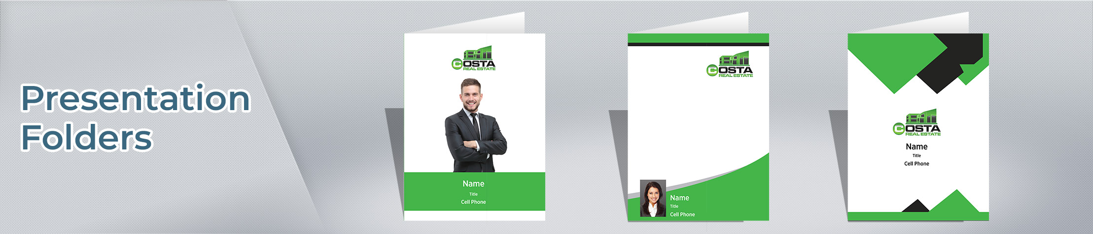 Costa Real Estate Presentation Folders - folders | BestPrintBuy.com