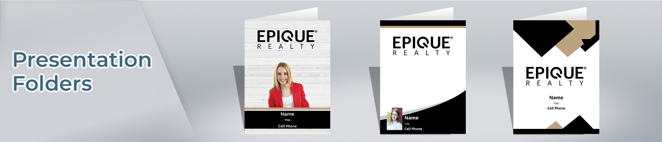 Epique Realty Presentation Folders - folders | BestPrintBuy.com