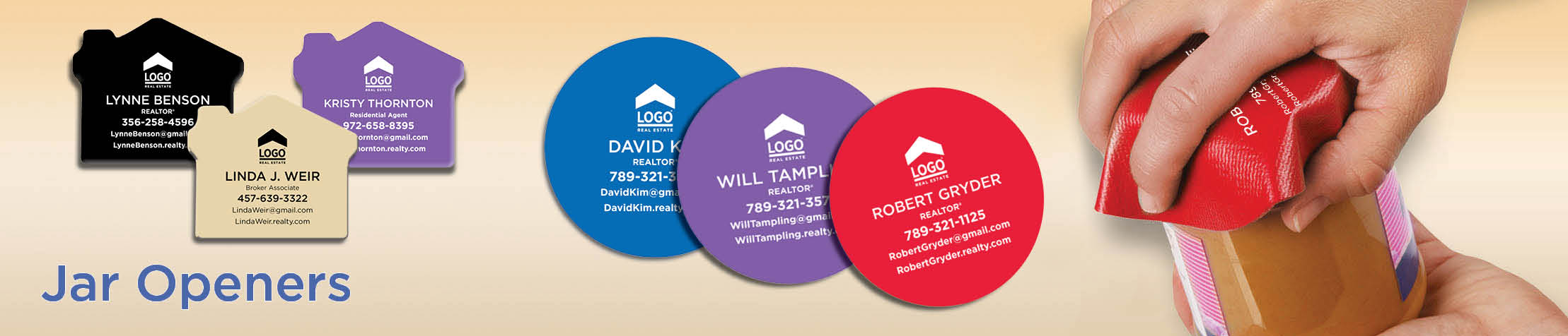 ERA Real Estate Jar Openers - ERA  personalized realtor promotional products | BestPrintBuy.com