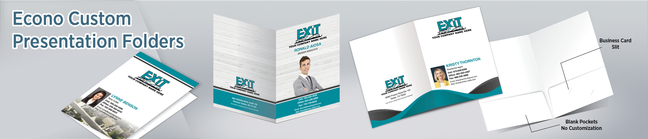 Exit Realty Real Estate Econo Presentation Folders - folders | BestPrintBuy.com