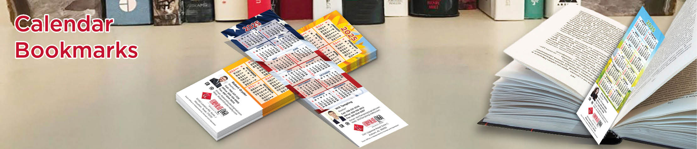 HomeSmart Real Estate Calendar Bookmarks - HomeSmart  2025 calendars printed on book markers | BestPrintBuy.com