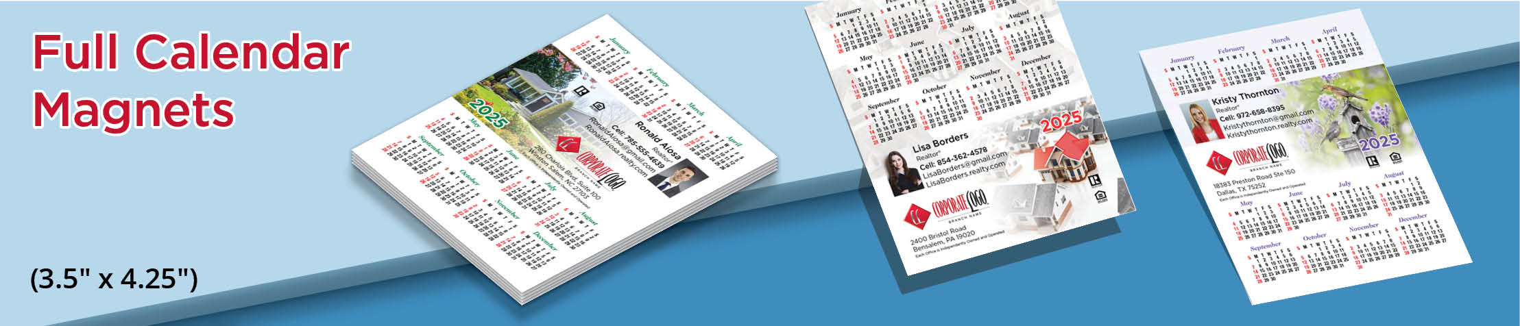 HomeSmart Real Estate Full Calendar Magnets - HomeSmart 2025 calendars, 3.5” by 4.25” | BestPrintBuy.com