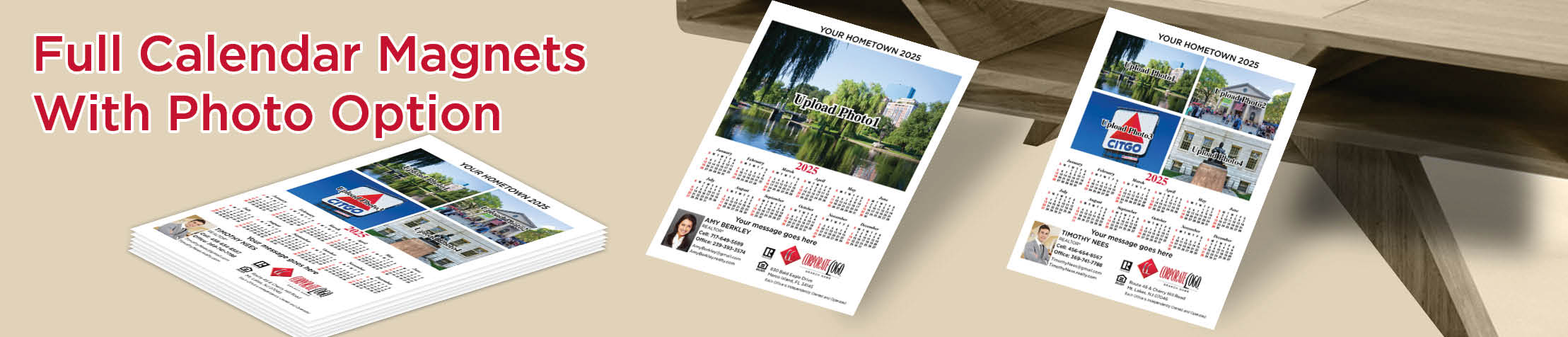 HomeSmart Real Estate Full Calendar Magnets With Photo Option - HomeSmart calendars, full-color | BestPrintBuy.com