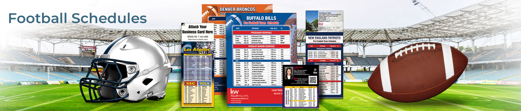 Keller Williams Real Estate Football Schedules 4808