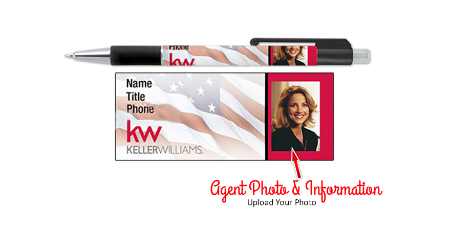 Keller Williams Real Estate Colorama Grip Pen