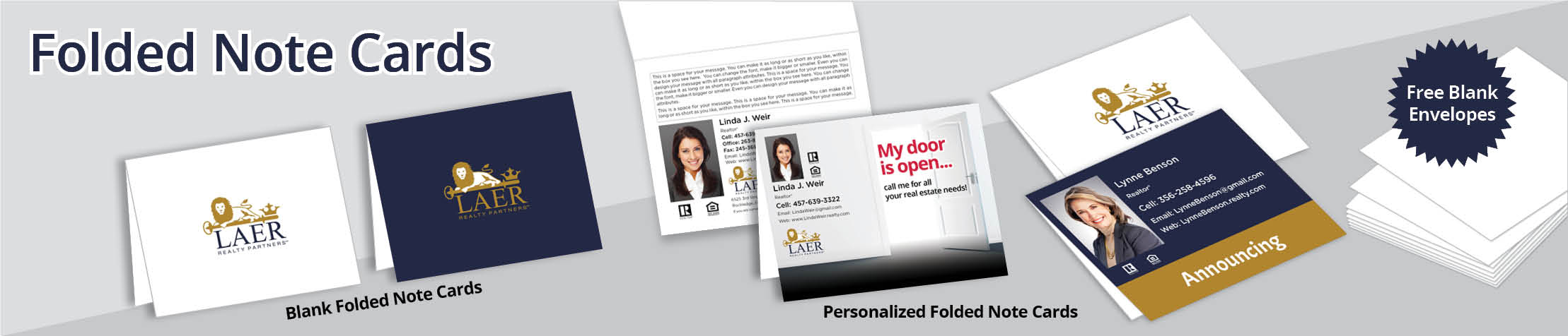 LAER Realty Partners Real Estate Postcards -  postcard templates and direct mail postcard mailing services | BestPrintBuy.com