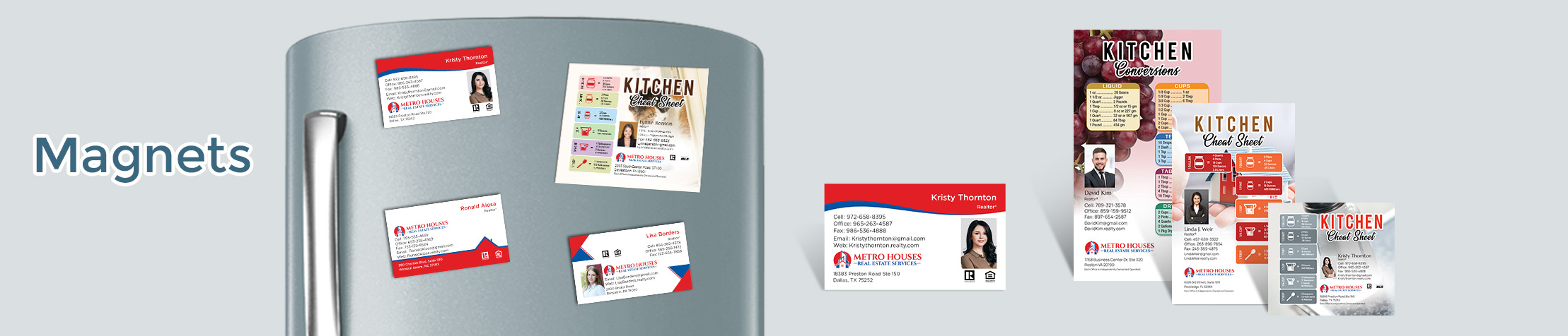 Metro Houses Real Estate Services Real Estate Magnets - sports schedules, calendar magnets | BestPrintBuy.com