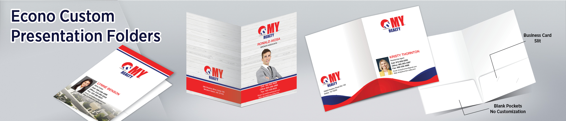 My Realty Econo Presentation Folders - folders | BestPrintBuy.com