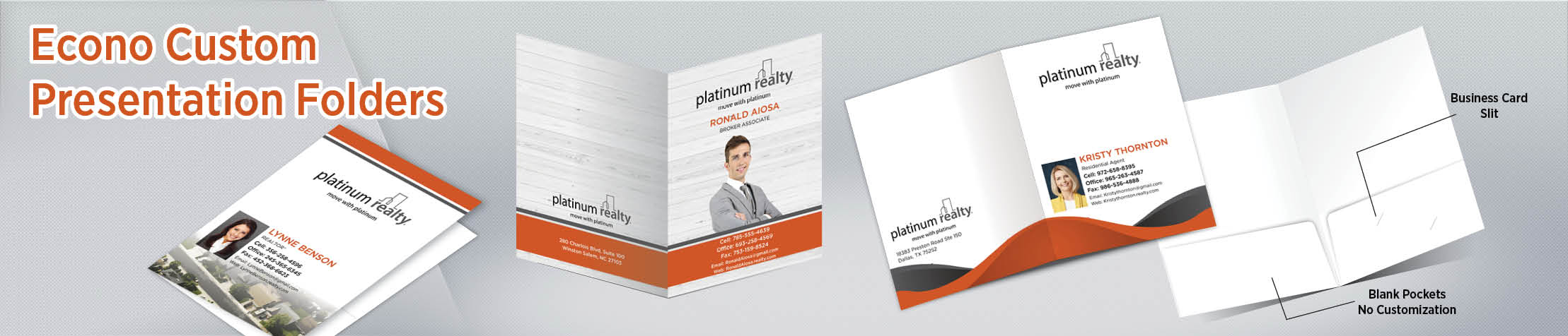 Platinum Realty Presentation Folders - folders | BestPrintBuy.com