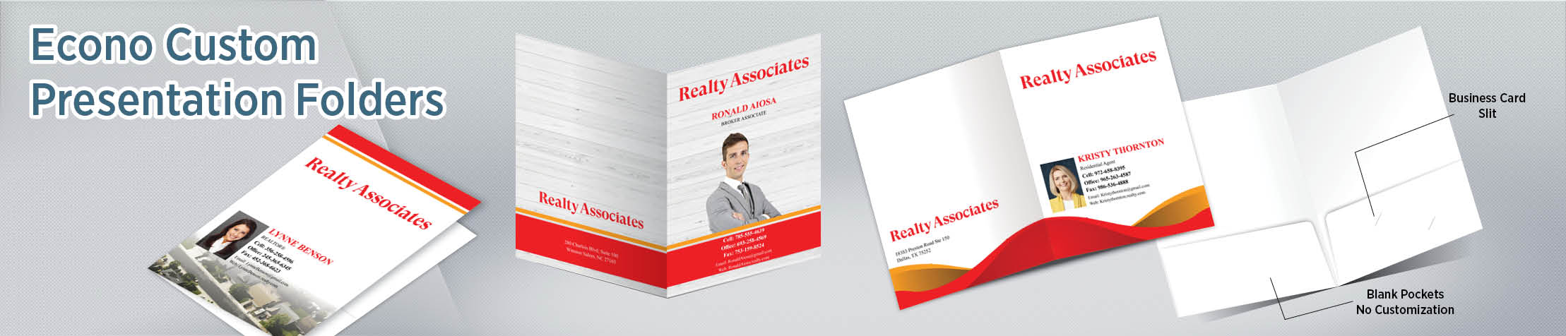 Realty Associates Econo Presentation Folders - folders | BestPrintBuy.com