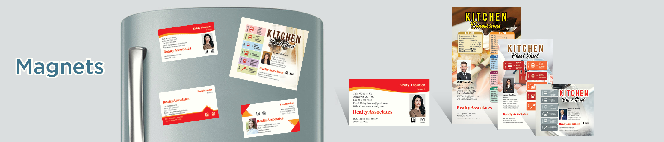 Realty Associates Real Estate Magnets - sports schedules, calendar magnets | BestPrintBuy.com