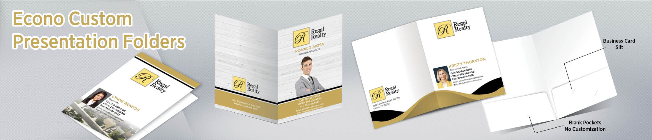 Regal Realty Econo Presentation Folders - folders | BestPrintBuy.com