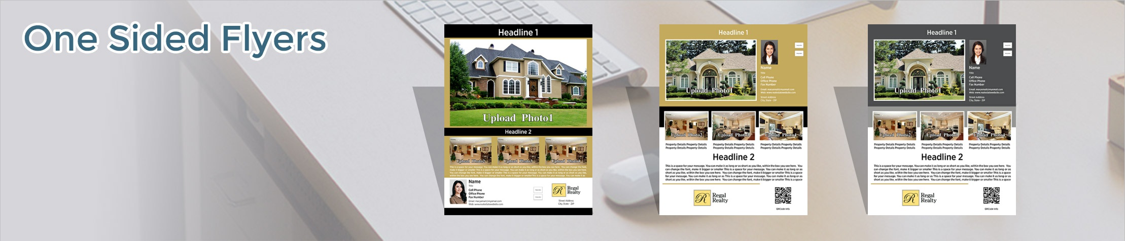  Real Estate Flyers and Brochures -  one-sided flyer templates for open houses and marketing | BestPrintBuy.com