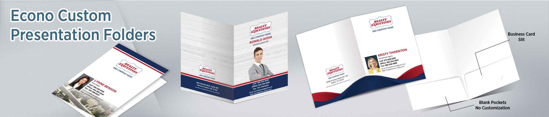 Realty Executives Real Estate Econo Presentation Folders - folders | BestPrintBuy.com