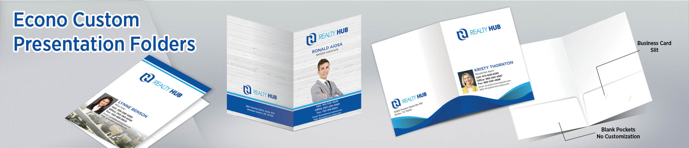 Realty Hub Presentation Folders - folders | BestPrintBuy.com