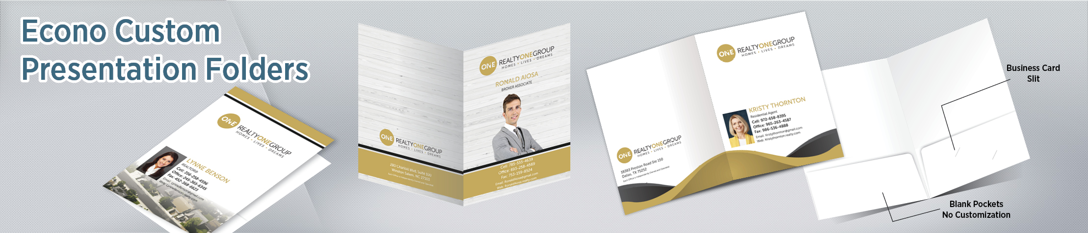 Realty One Group Real Estate Econo Presentation Folders - folders | BestPrintBuy.com