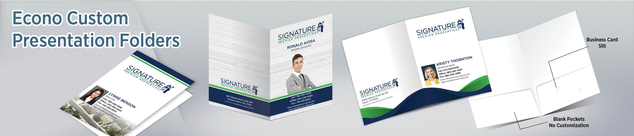 Signature Premier Properties Presentation Folders - folders | BestPrintBuy.com