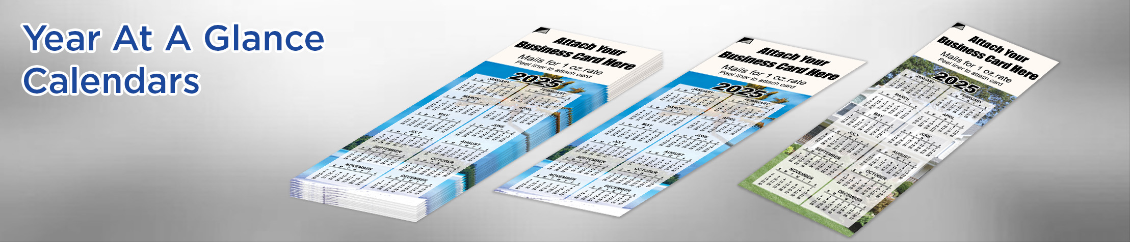 Metro Houses Real Estate Peel 'n Stick Year at a Glance Calendar Pads - Metro Houses calendars, magnetic tear away note pads | BestPrintBuy.com