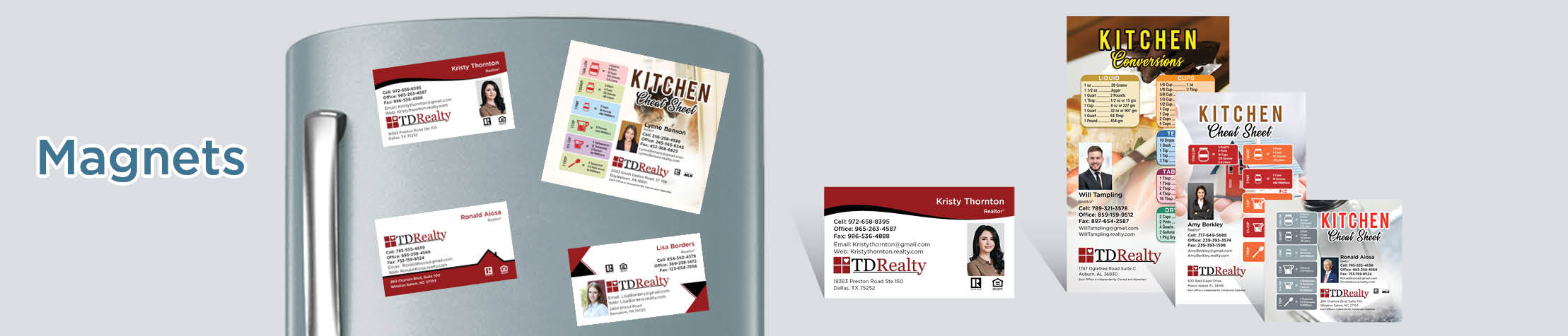 TDRealty Real Estate Magnets - TDRealty Business Card Magnets, Car magnets | BestPrintBuy.com