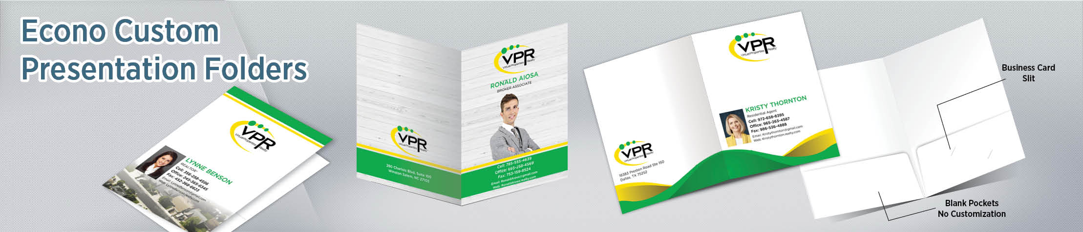 Virtual Properties Realty Presentation Folders - folders | BestPrintBuy.com