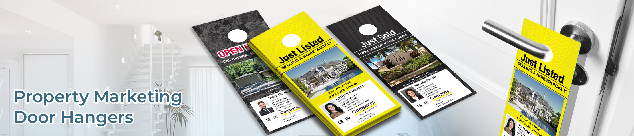 Weichert Property Marketing Door Hangers - Weichert Door Knockers for Realtors | BestPrintBuy.com