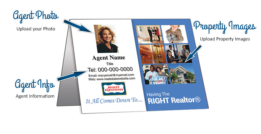 Realty Executives Personalized Folded Note cards