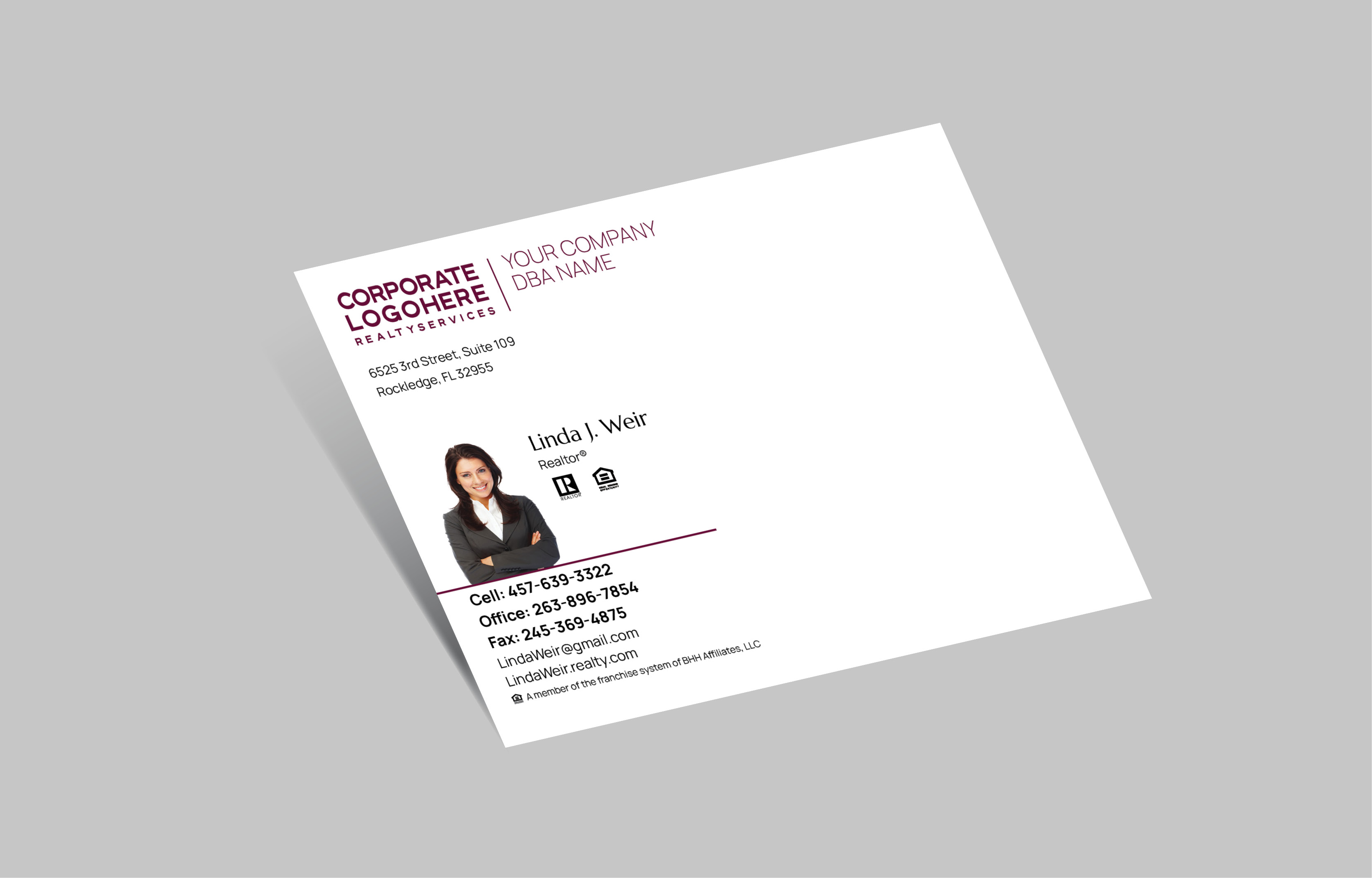 Berkshire Hathaway Real Estate Agent A2 Envelopes - bestprintbuy.com