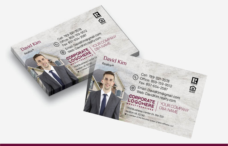 Berkshire Hathaway Real Estate Ultra Thick Business Cards With Silhouette Photo - Berkshire Hathaway  - Luxury, Thick Stock Business Cards with a Matte Finish for Realtors | BestPrintBuy.com